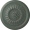 Ekena Millwork Temple Ceiling Medallion (Fits Canopies up to 9 1/4"), 24"OD x 1 5/8"P, Cloud Burst Crackle CM24TECBC - alternate 1